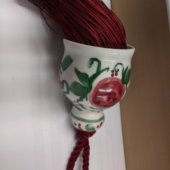 **PRICE REDUCED** Vintage Ceramic Curtain Tiebacks - Picture 7 of 10